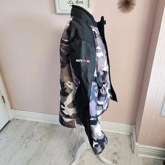 NWT Motero mens camo cordura motorcycle technical biker protection jacket 6xl - Picture 4 of 9